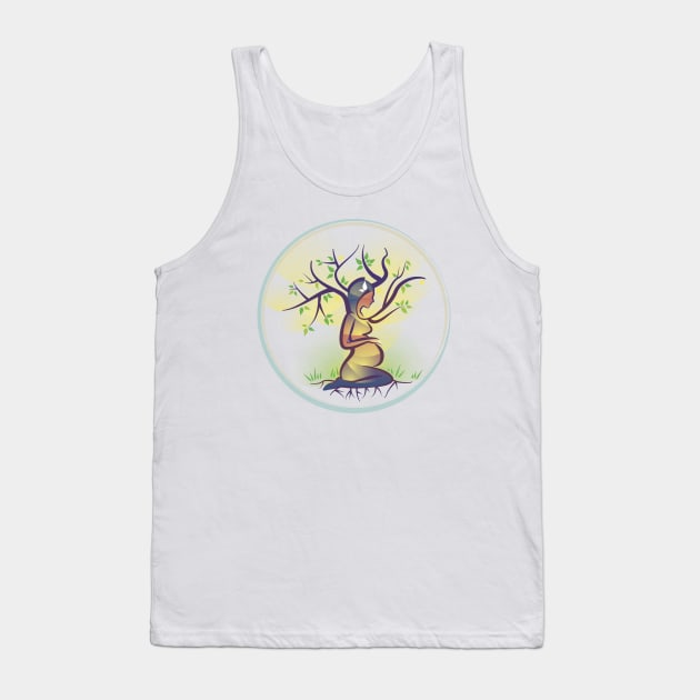 Mother Earth Tree of Life Tank Top by BeCreativeHere